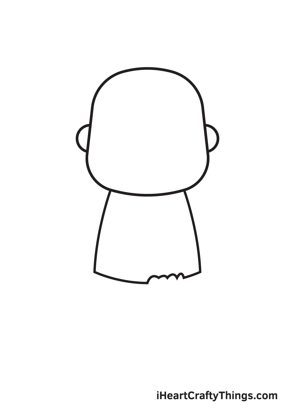 zombie drawing step 2