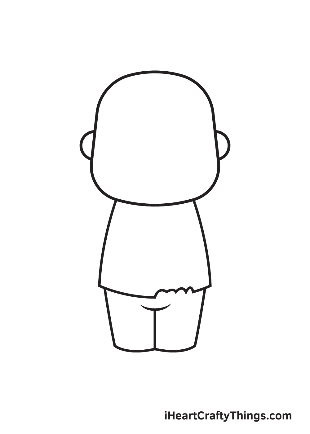 zombie drawing step 3