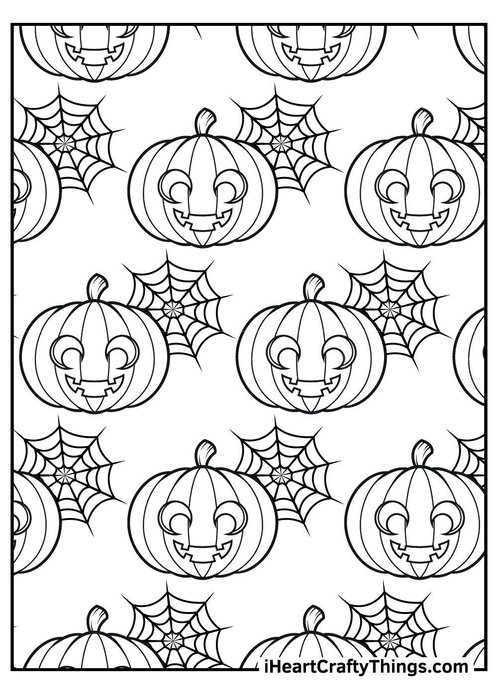 halloween jack o lantern coloring pages free printable