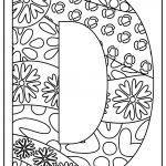 letter d coloring images free download