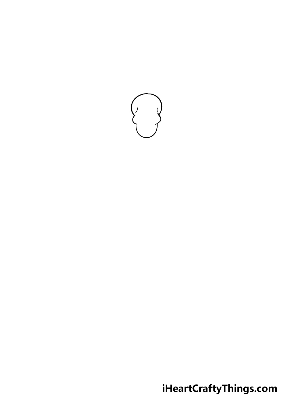 skeleton drawing step 1