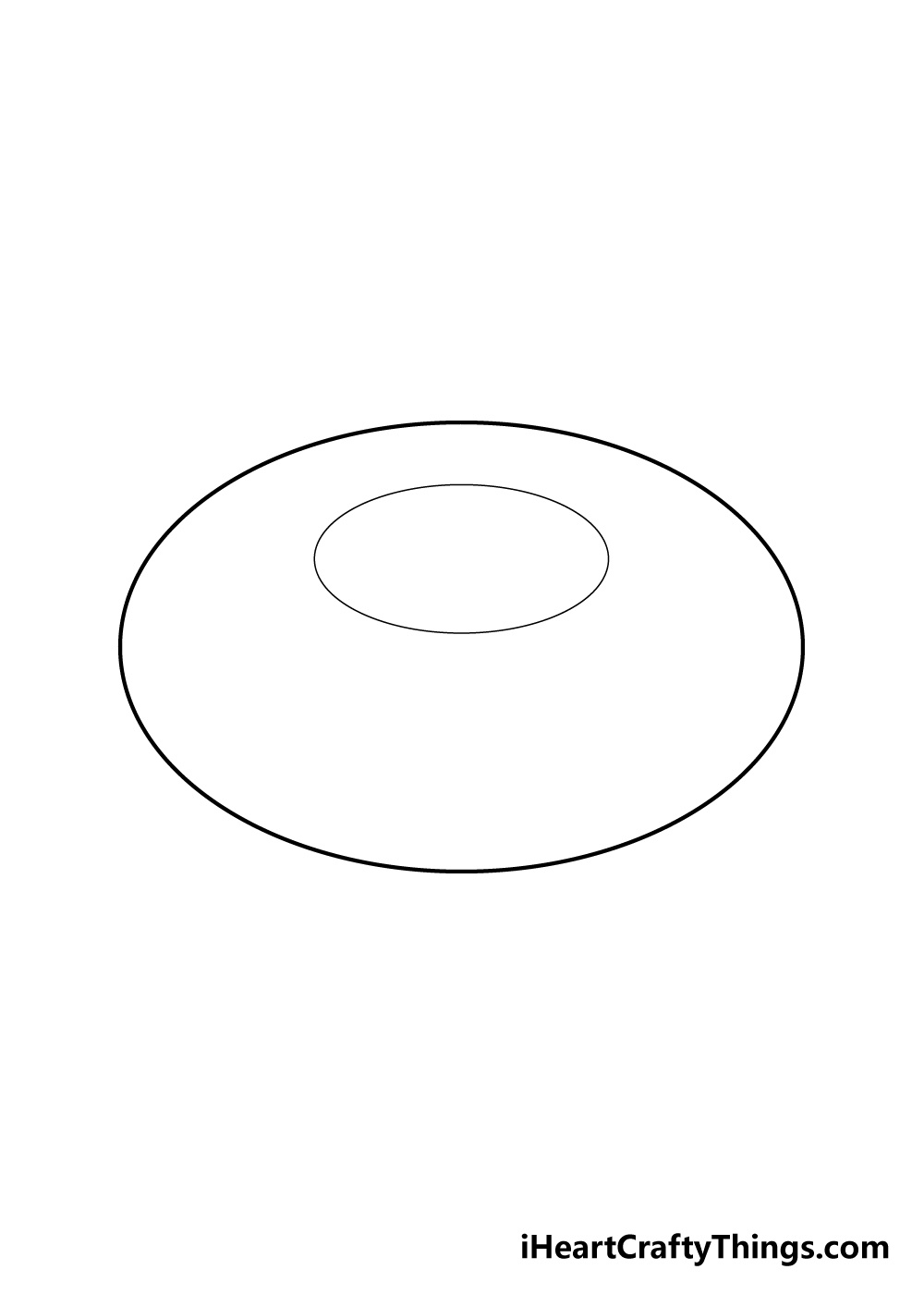 donut drawing step 1