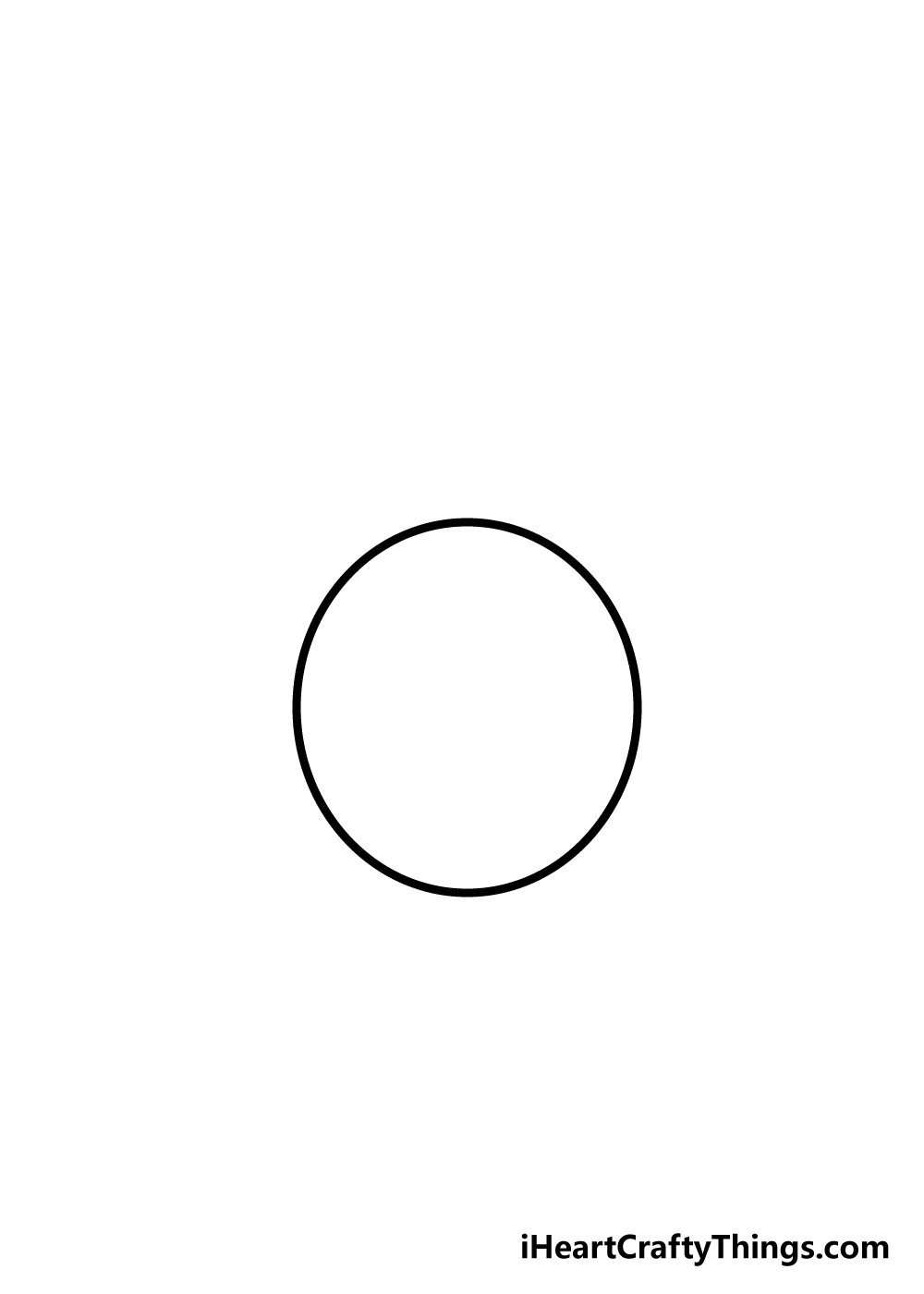 ladybug drawing step 1