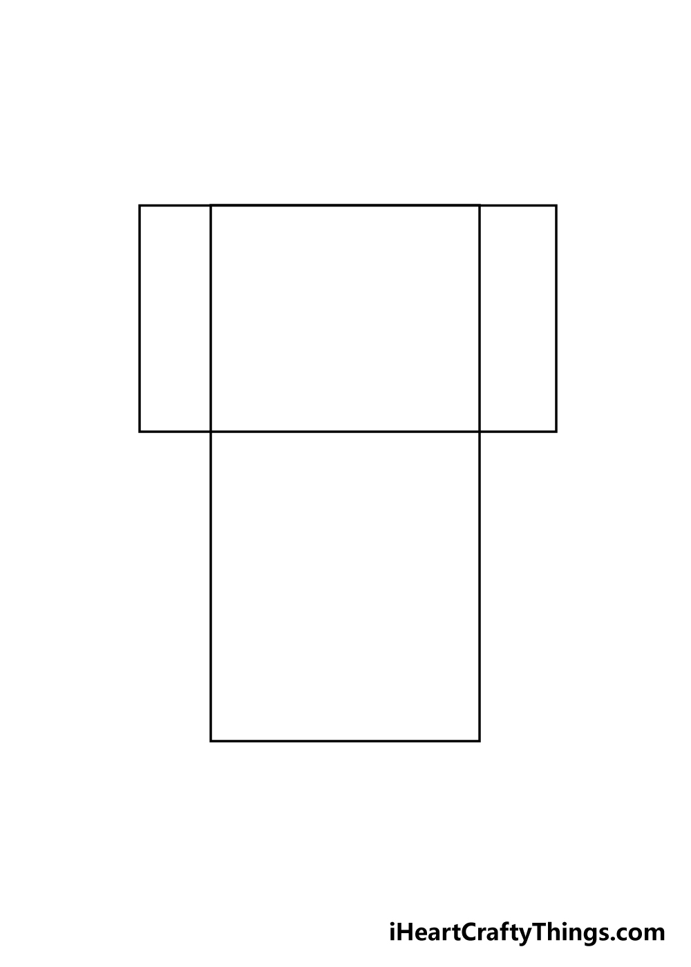 shirt drawing step 1