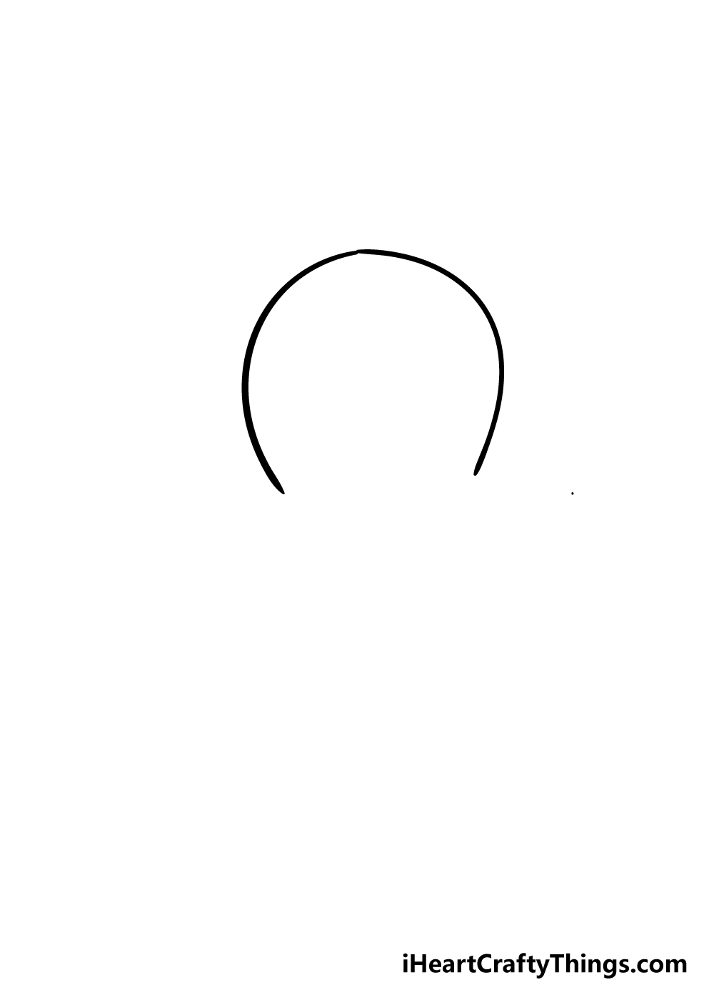 octopus drawing step 1