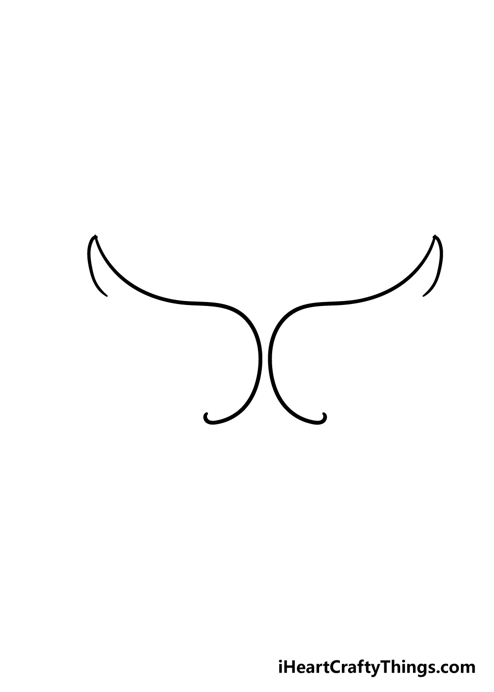 angel wings drawing step 1