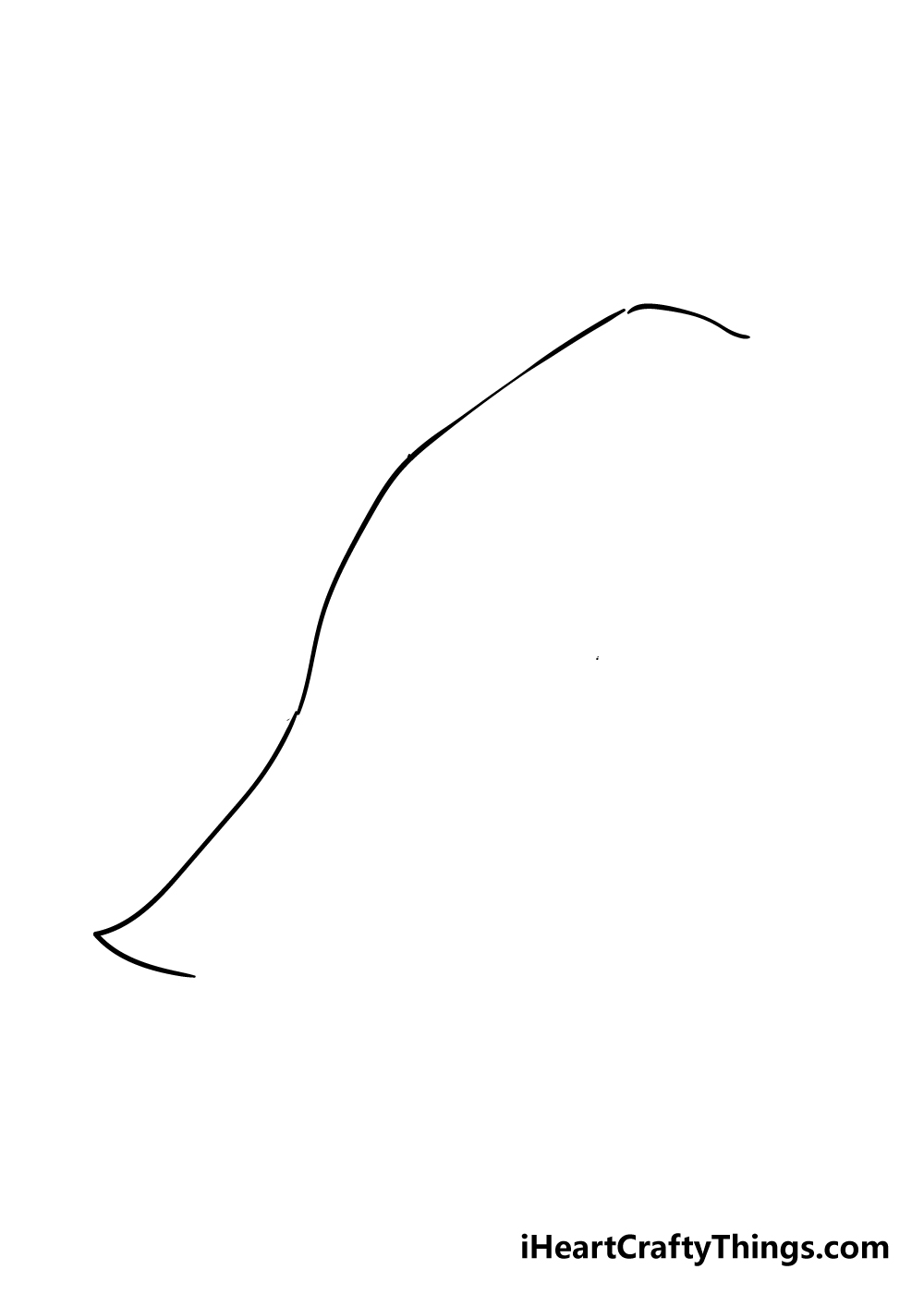 Godzilla drawing step 1