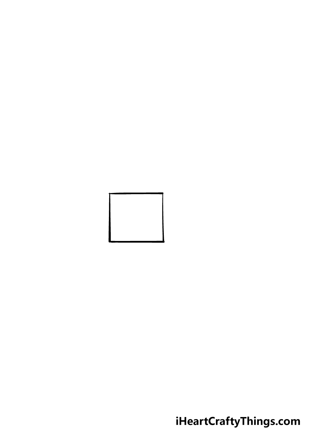 3D shapes drawing step 1
