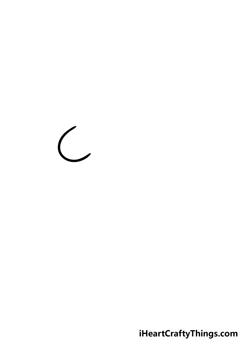 llama drawing step 1