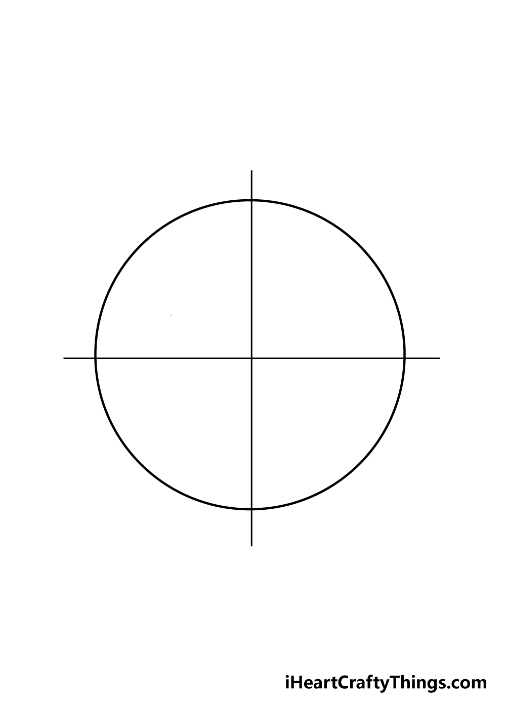 mandala drawing step 1