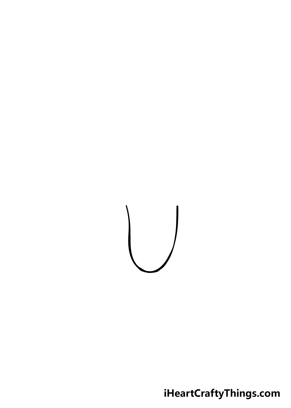 foot drawing step 1