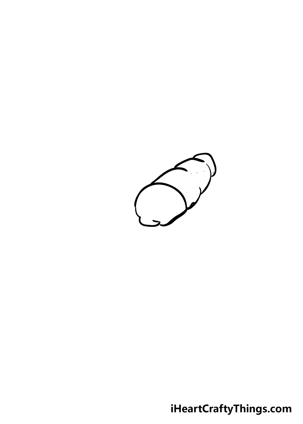 scorpion drawing step 1
