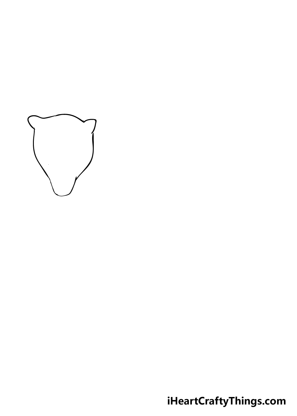 jaguar drawing step 1