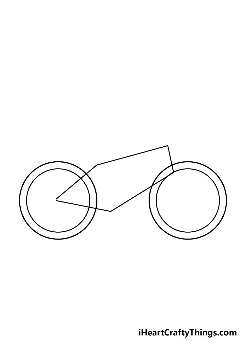bike drawing step 1