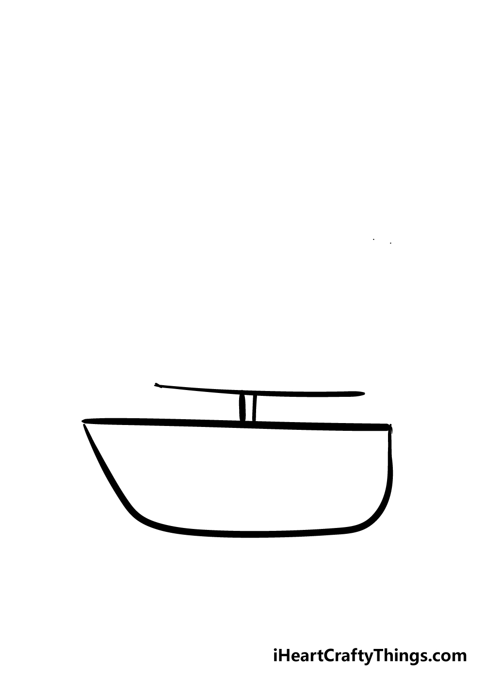 boat drawing step 2