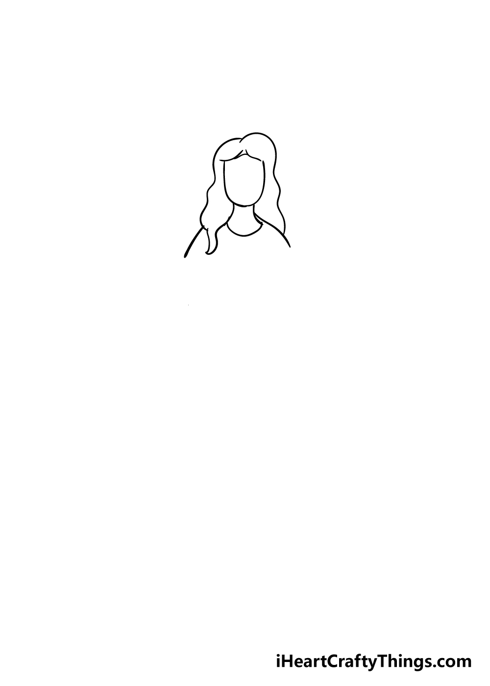 angel drawing step 2
