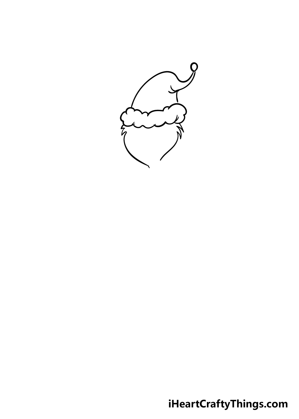 grinch drawing step 2