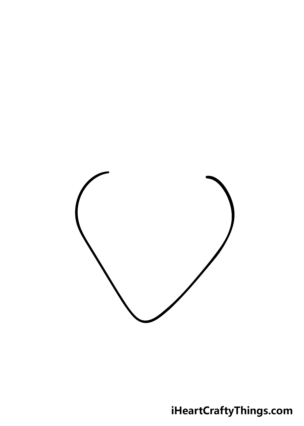 strawberry drawing step 2