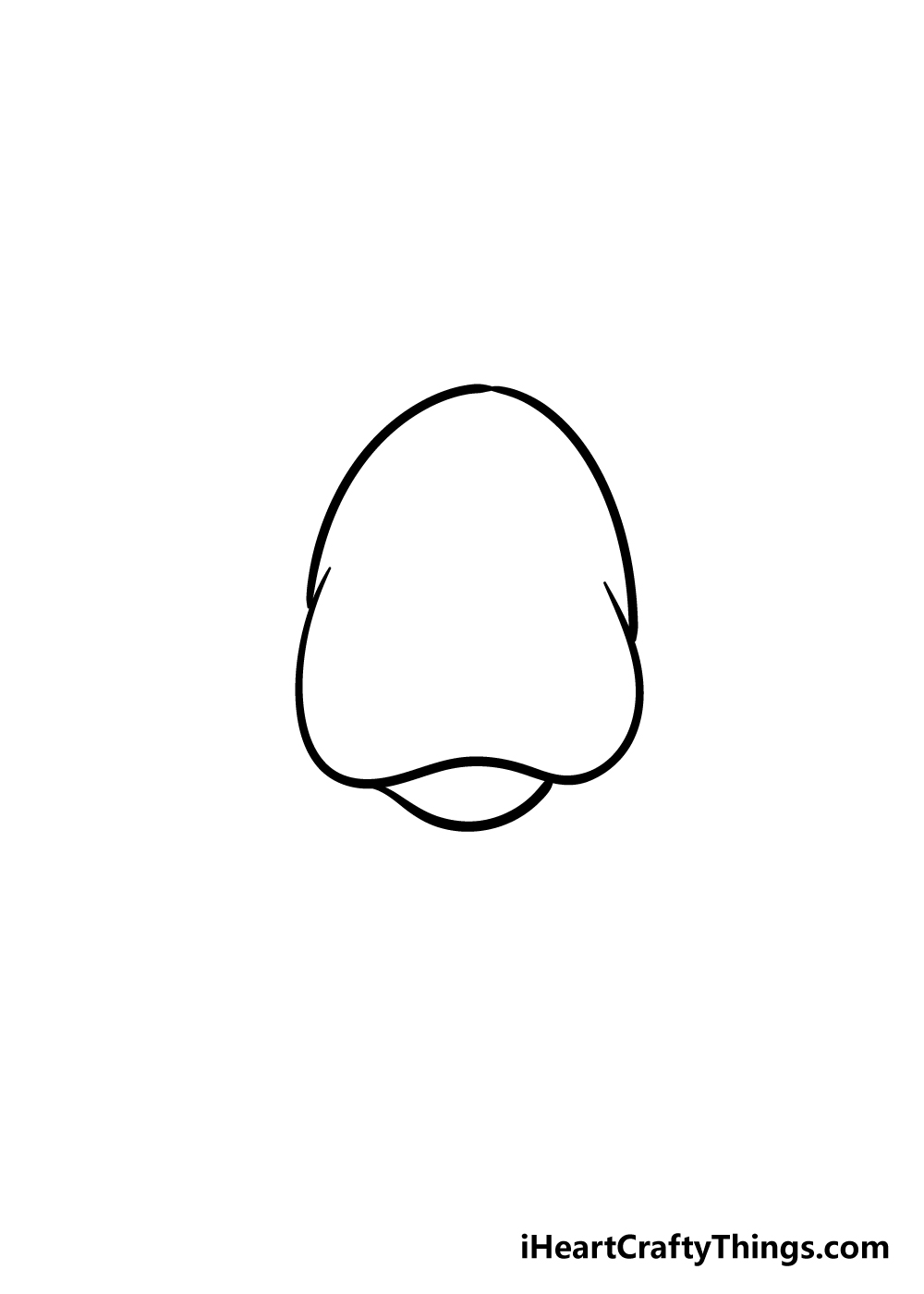 dog face drawing step 2