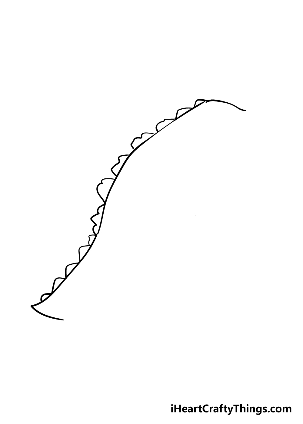 Godzilla drawing step 2