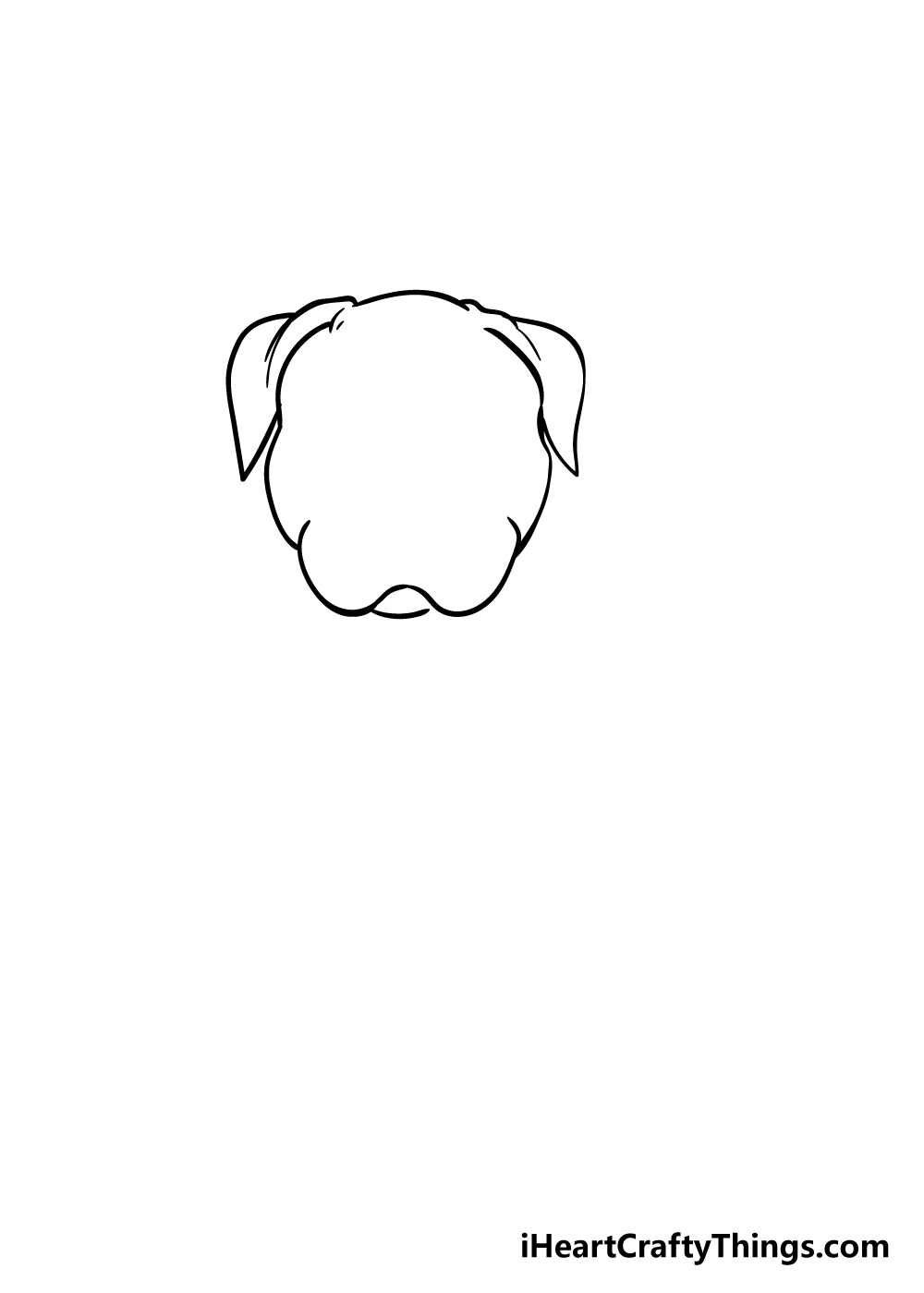 pitbull drawing step 2