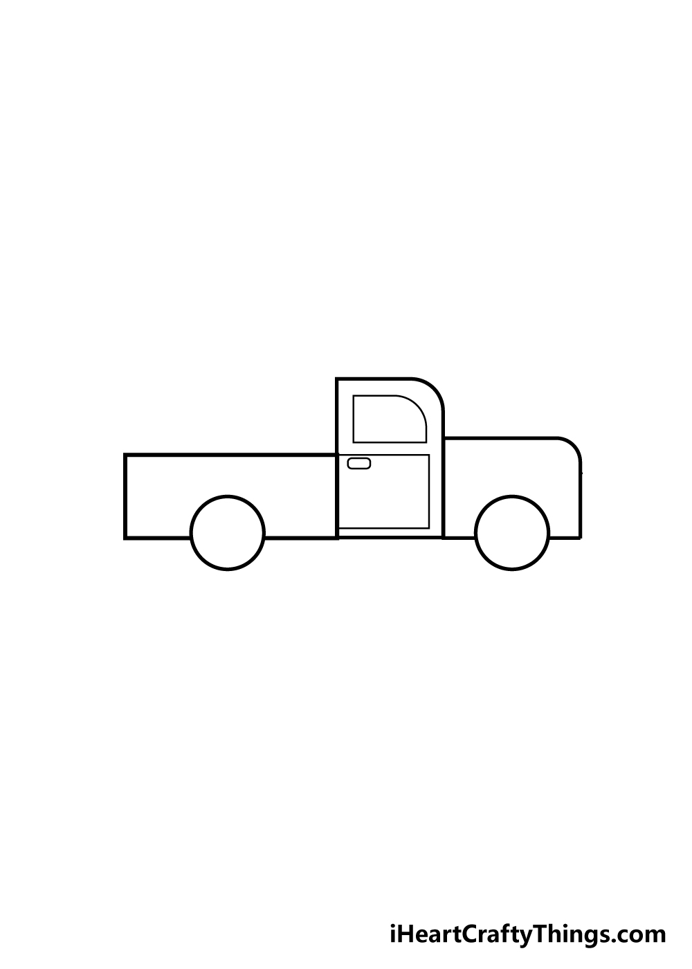 truck drawing step 3