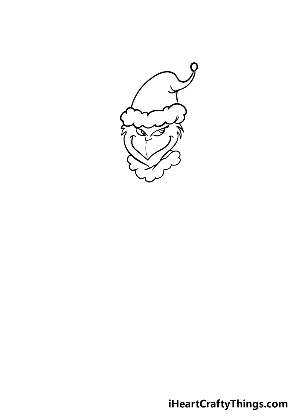 grinch drawing step 3