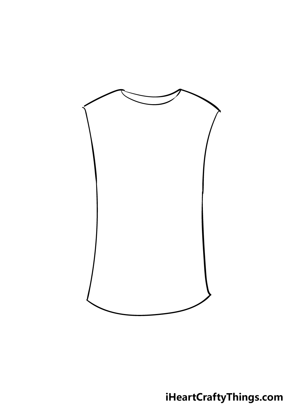 shirt drawing step 3