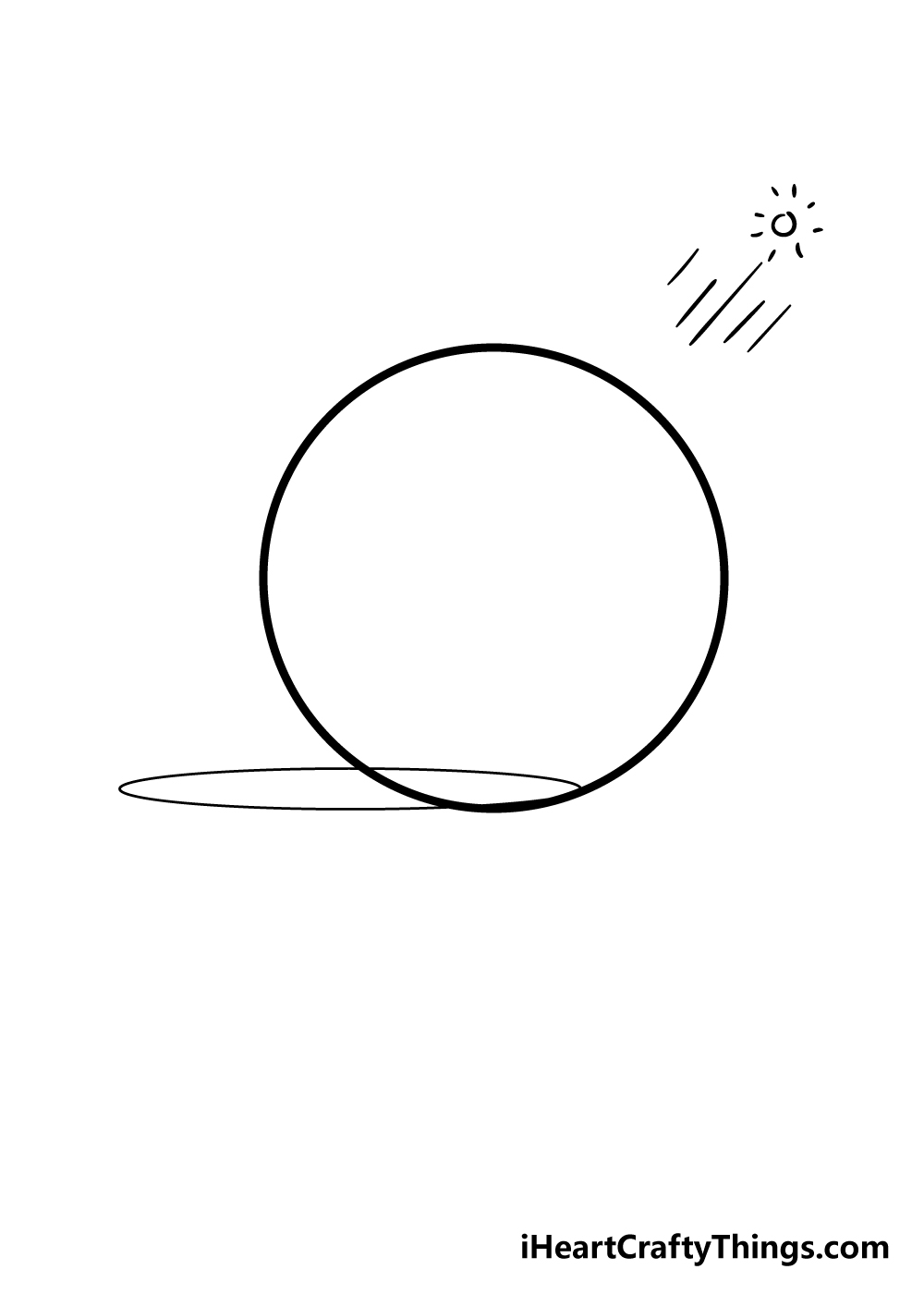 sphere drawing step 3