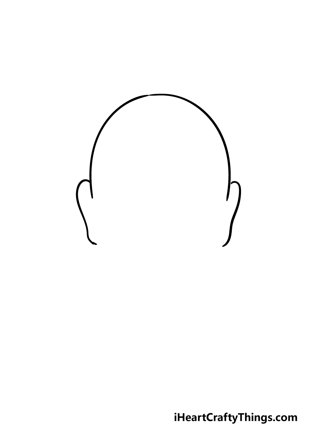 face shape drawing step 3