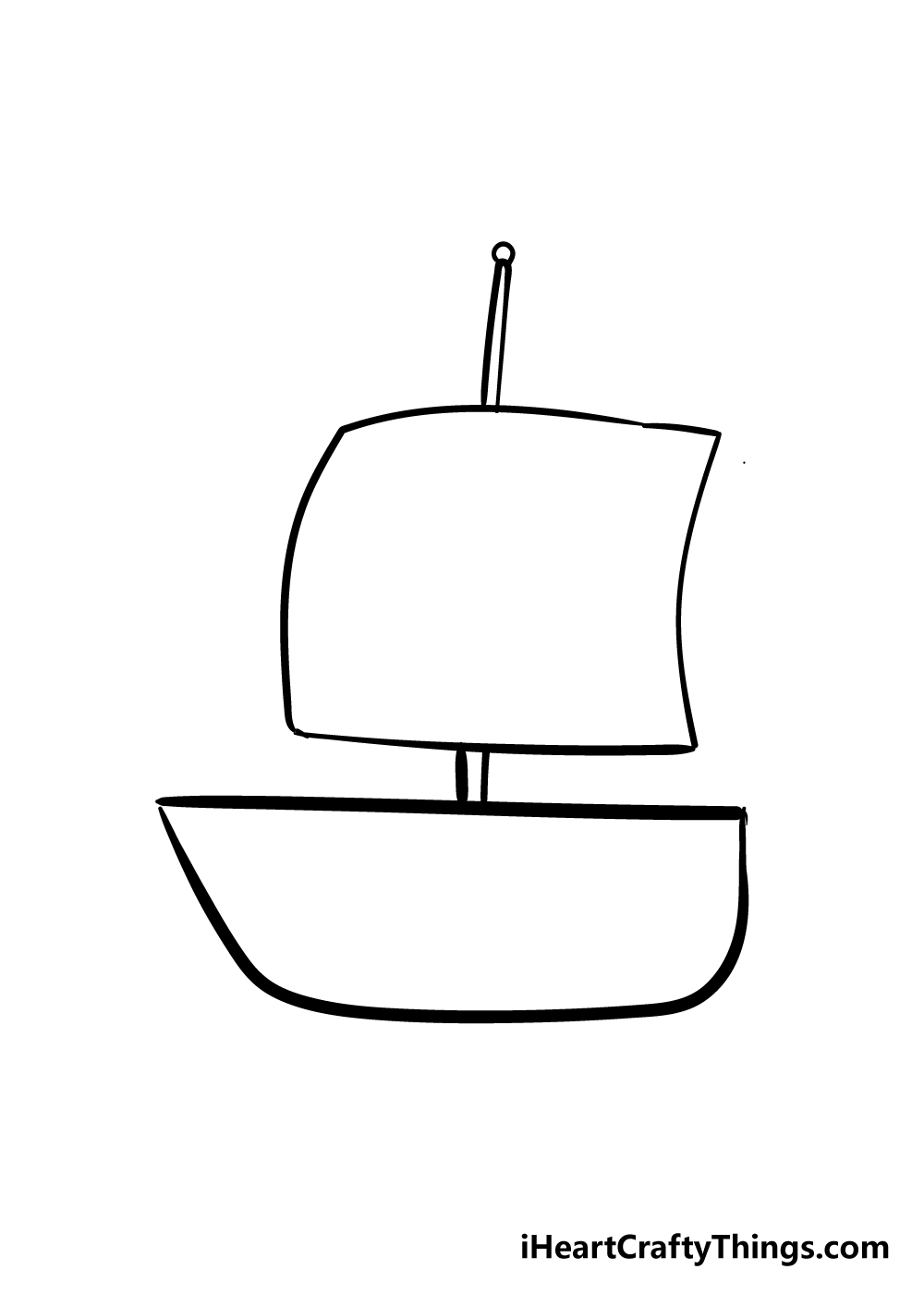 boat drawing step 4
