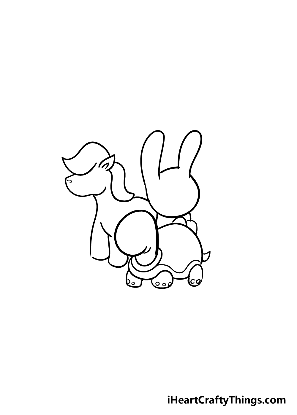 cute animals drawing step 5