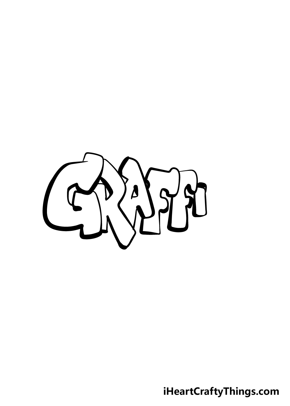 graffiti drawing step 5
