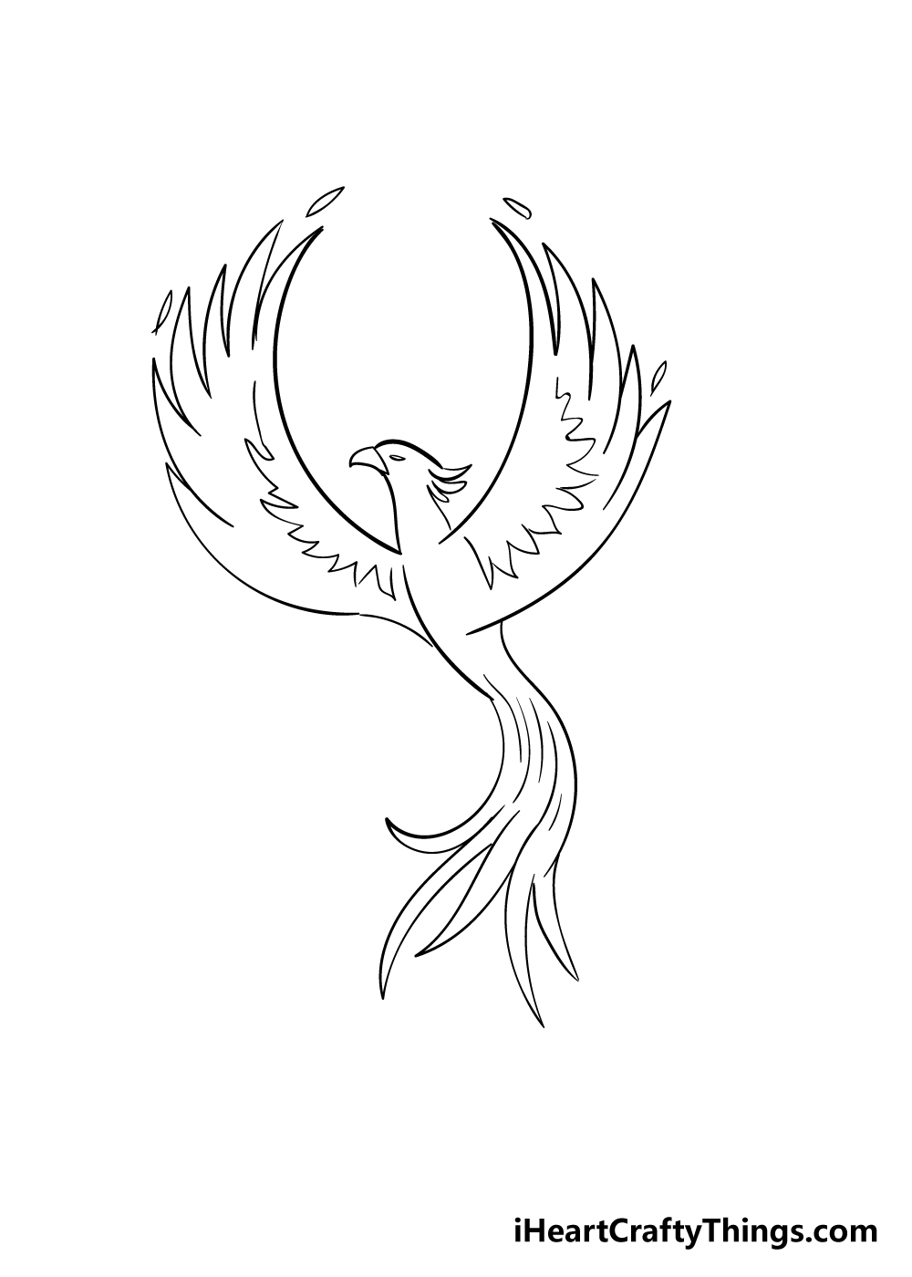 phoenix drawing step 5