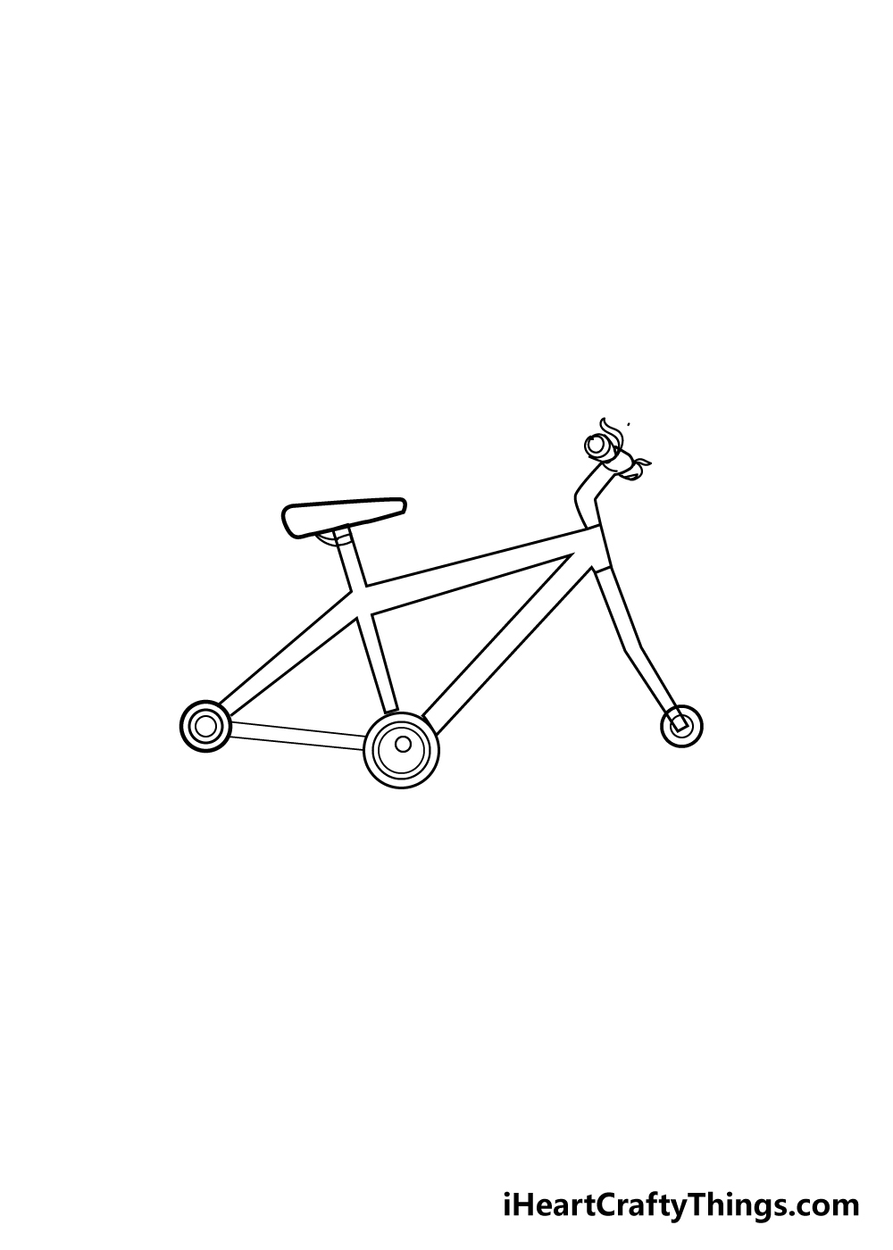 bike drawing step 5