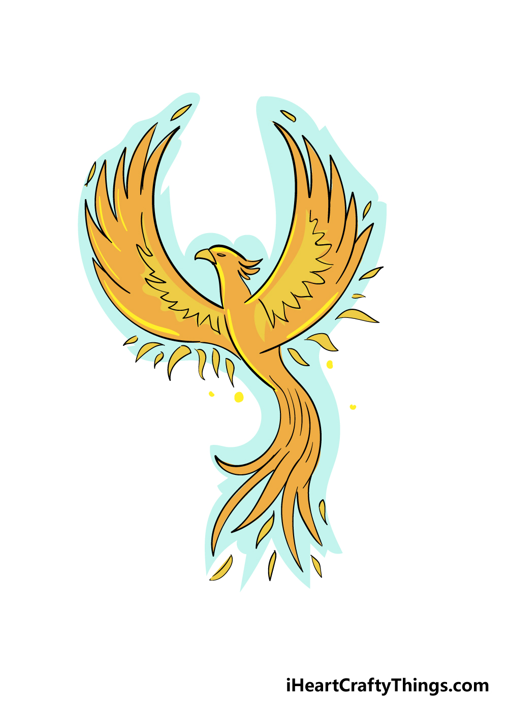 phoenix drawing step 7