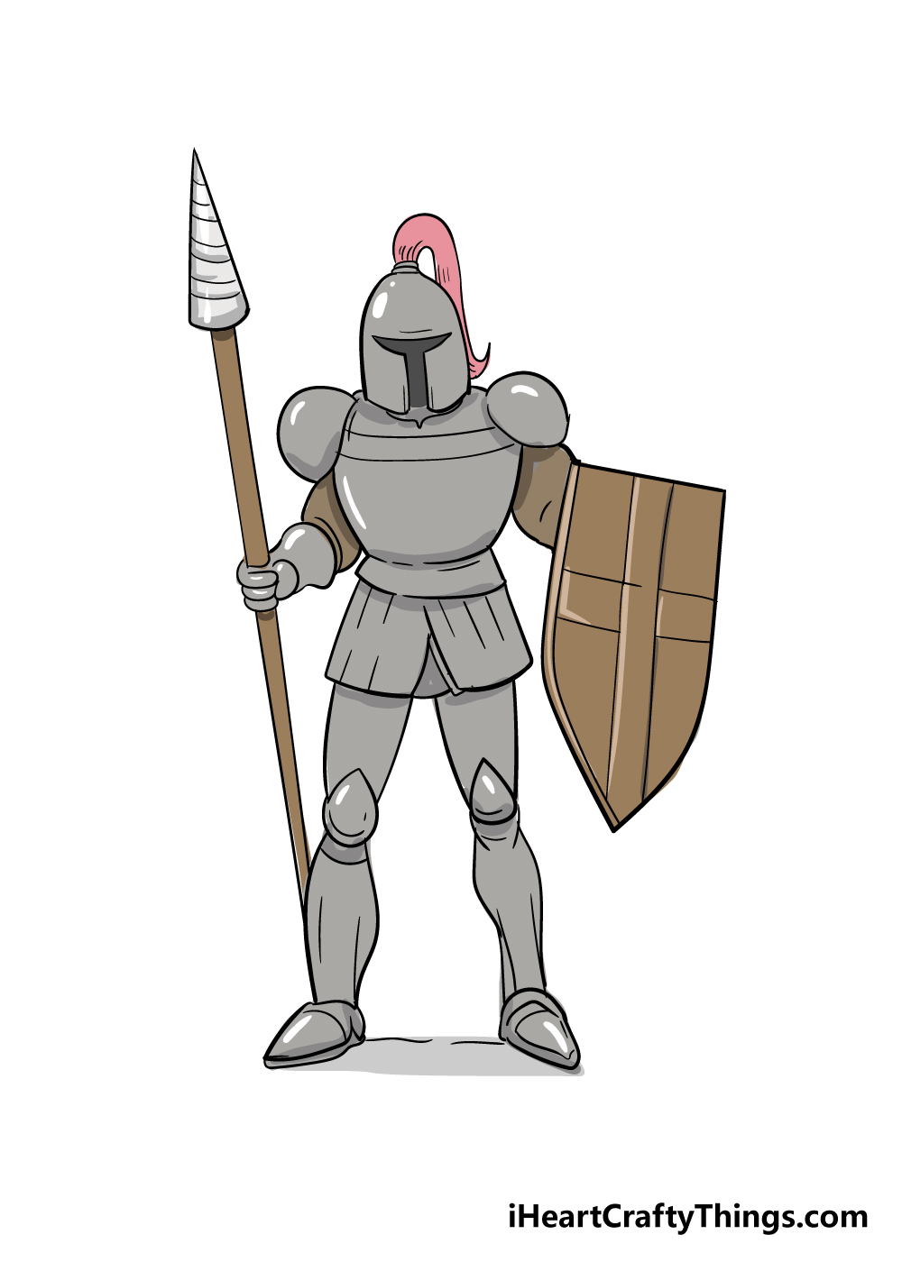knight drawing step 8
