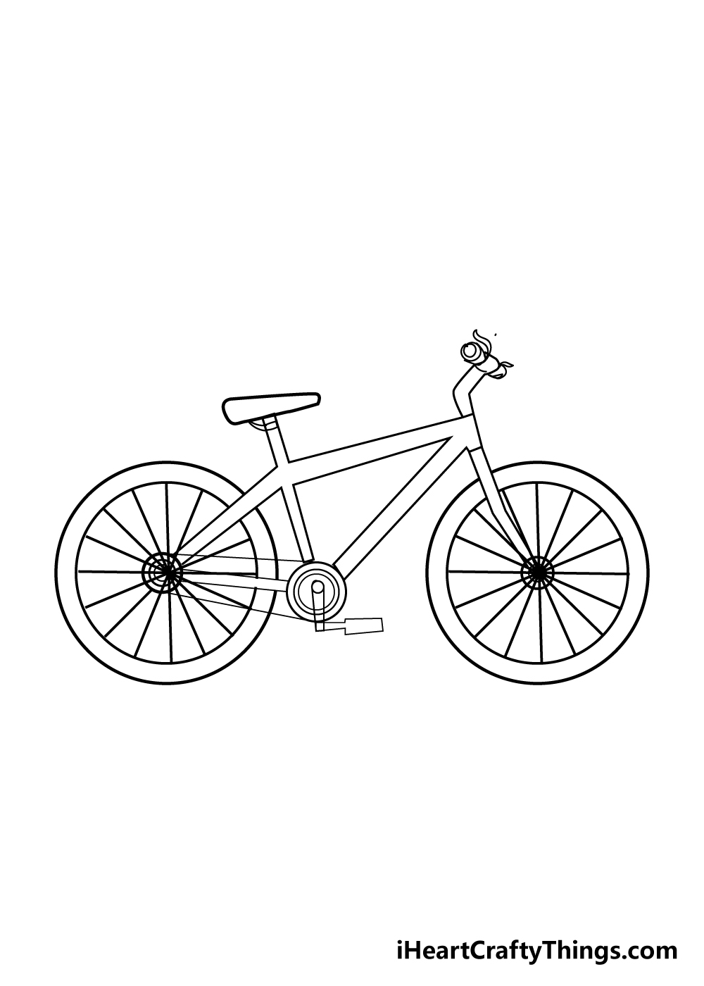 bike drawing step 8