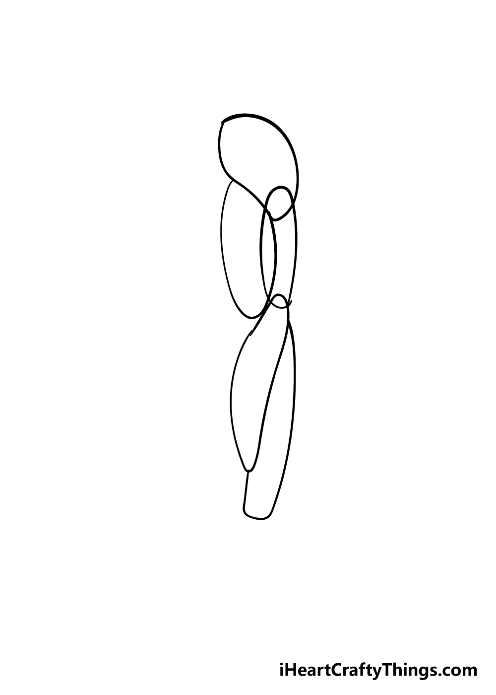 arms drawing step 1