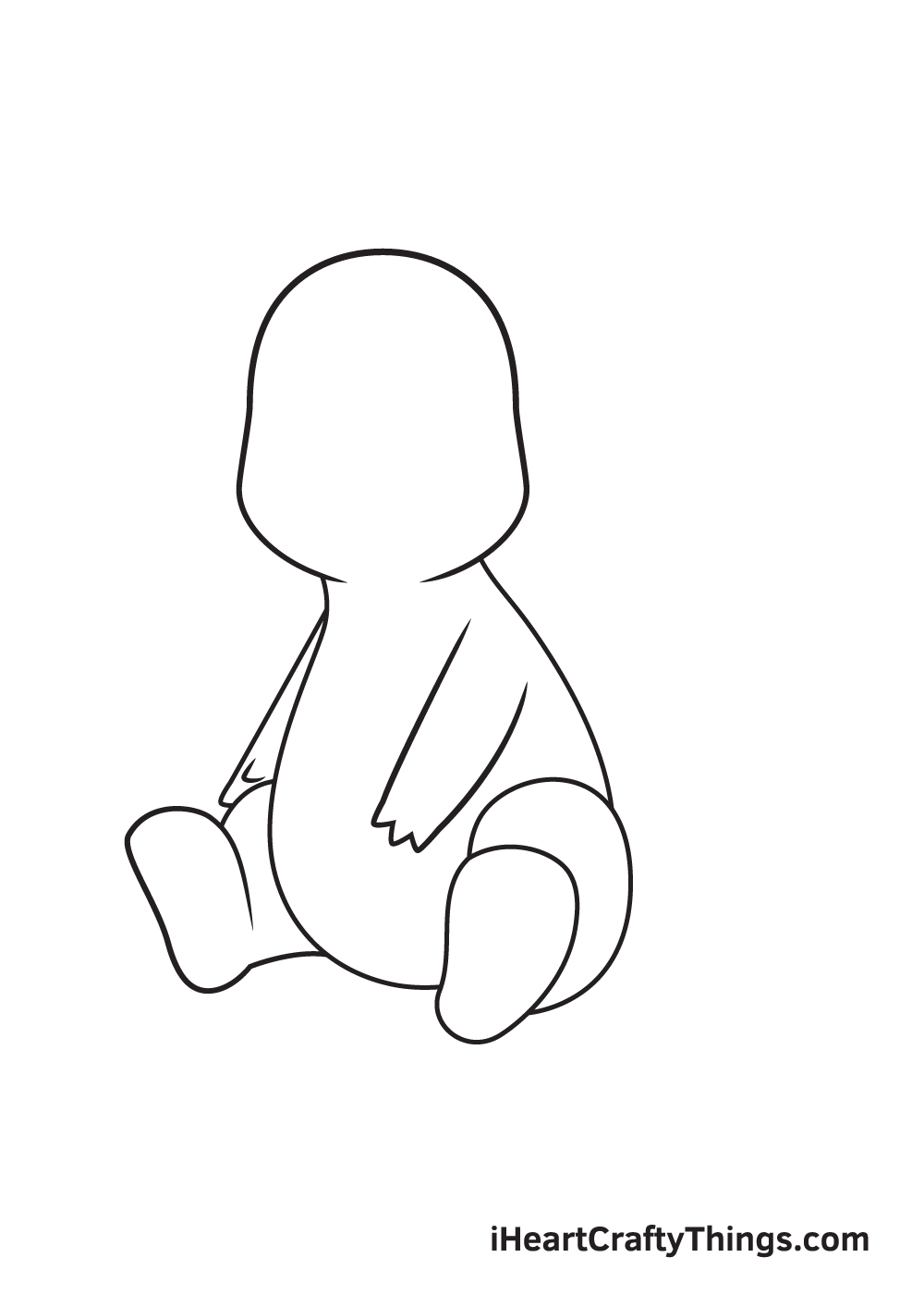 charmander drawing step 3