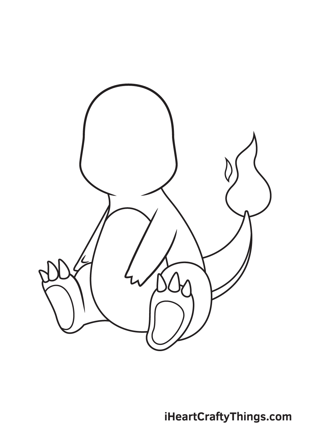 charmander drawing step 6