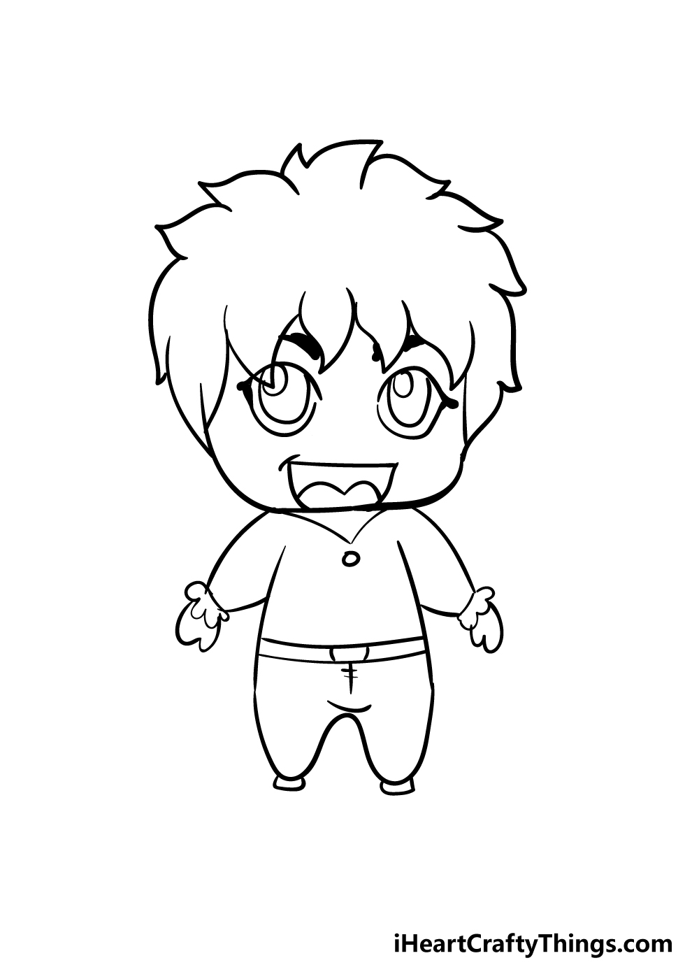 chibi drawing step 10