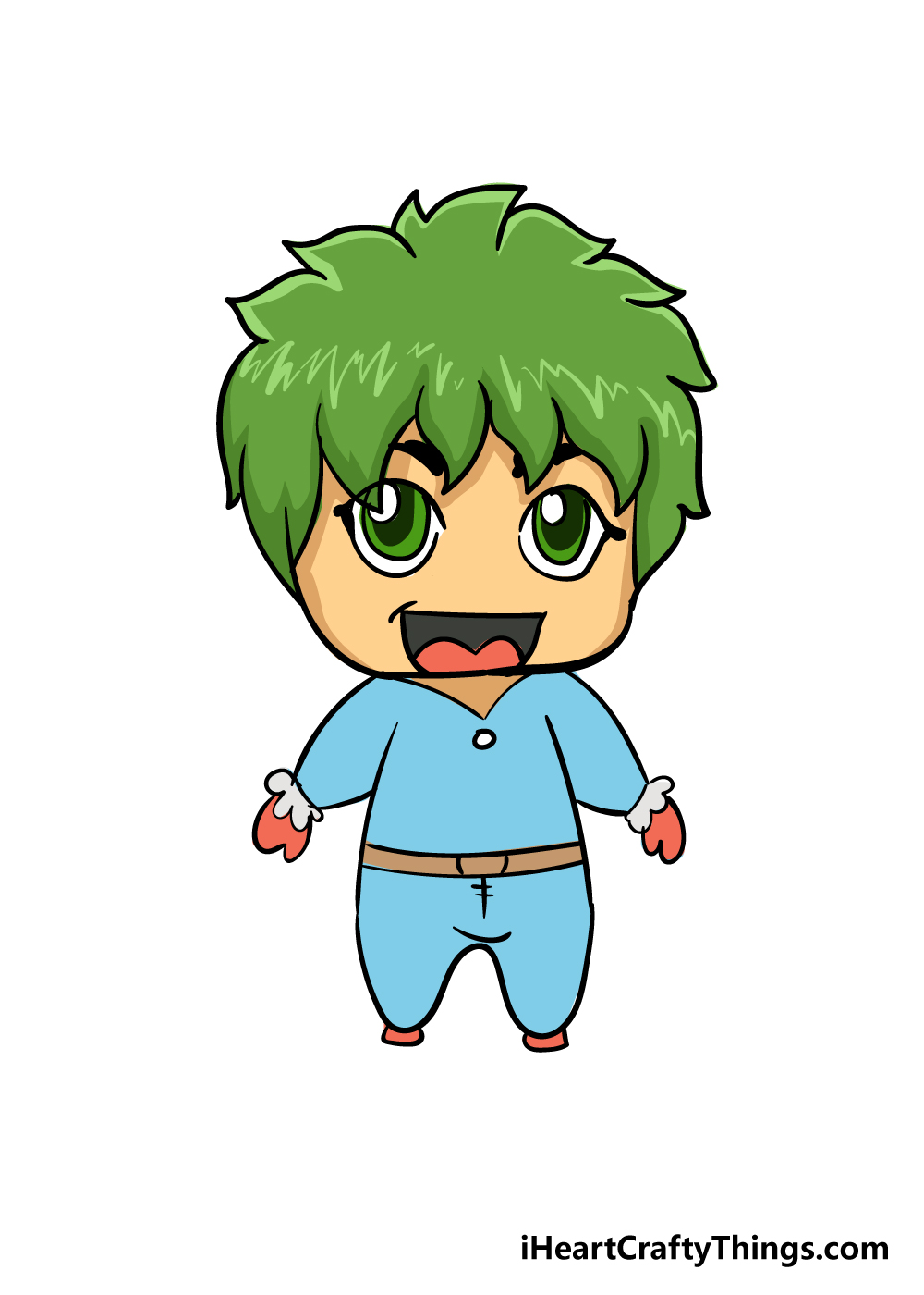 chibi drawing step 11