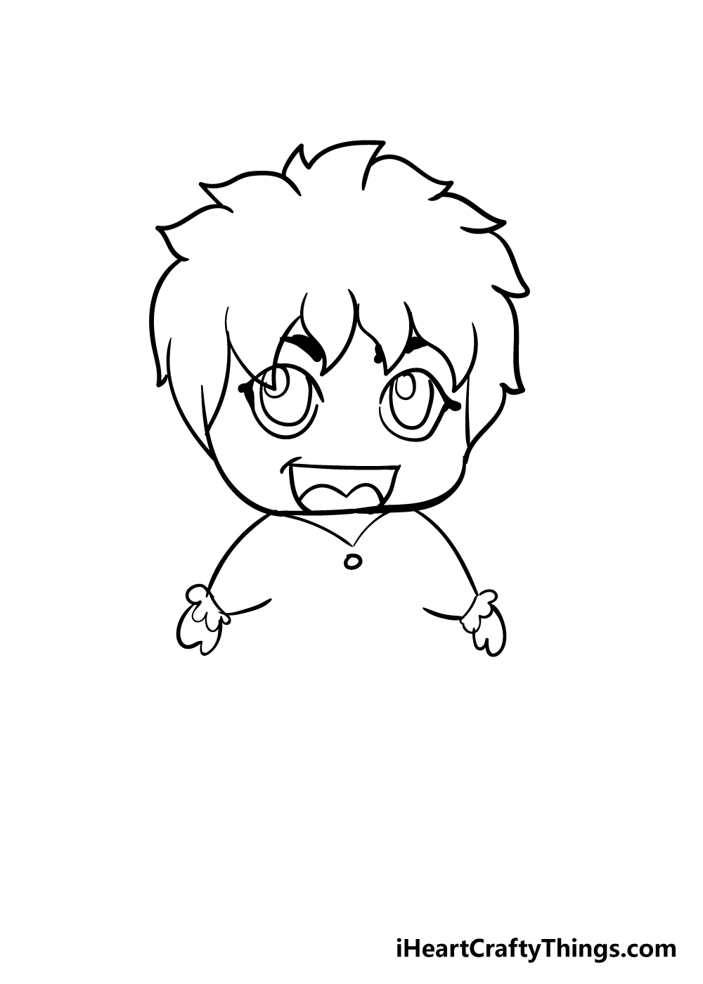 chibi drawing step 8