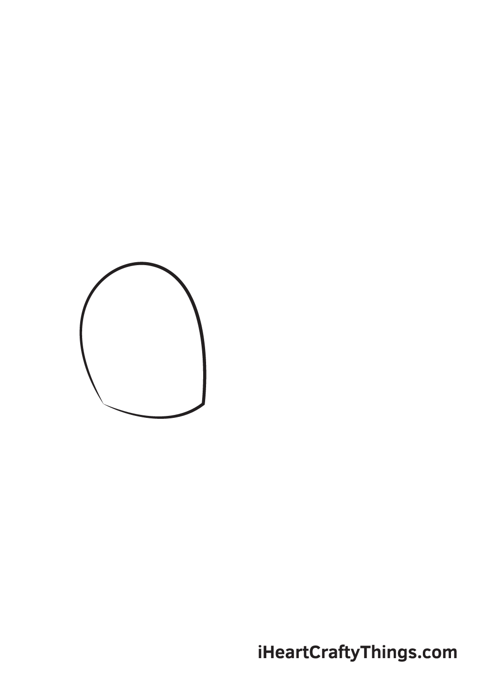 cute eyes drawing step 1