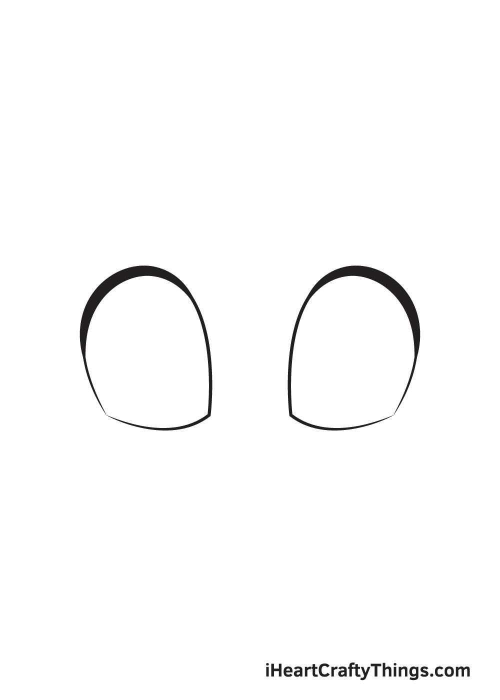 cute eyes drawing step 3