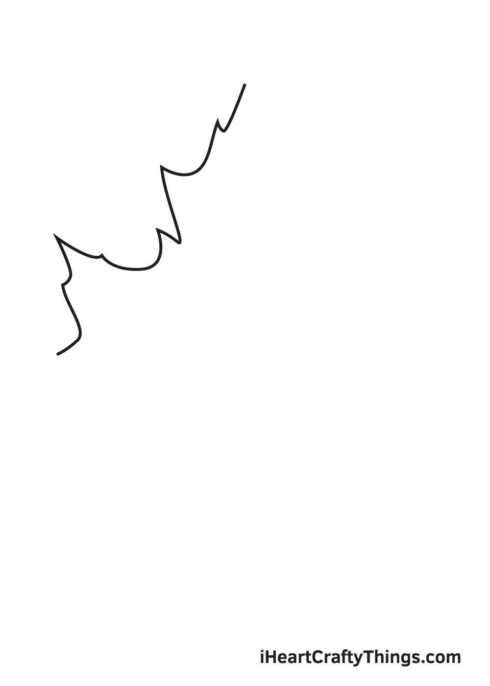 fall leaves drawing step 2
