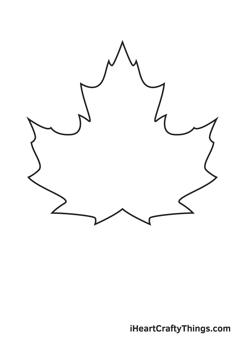 fall leaves drawing step 6