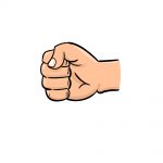 how to draw fist image