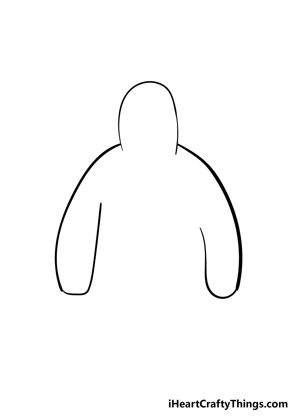 drawing hoodie step 2